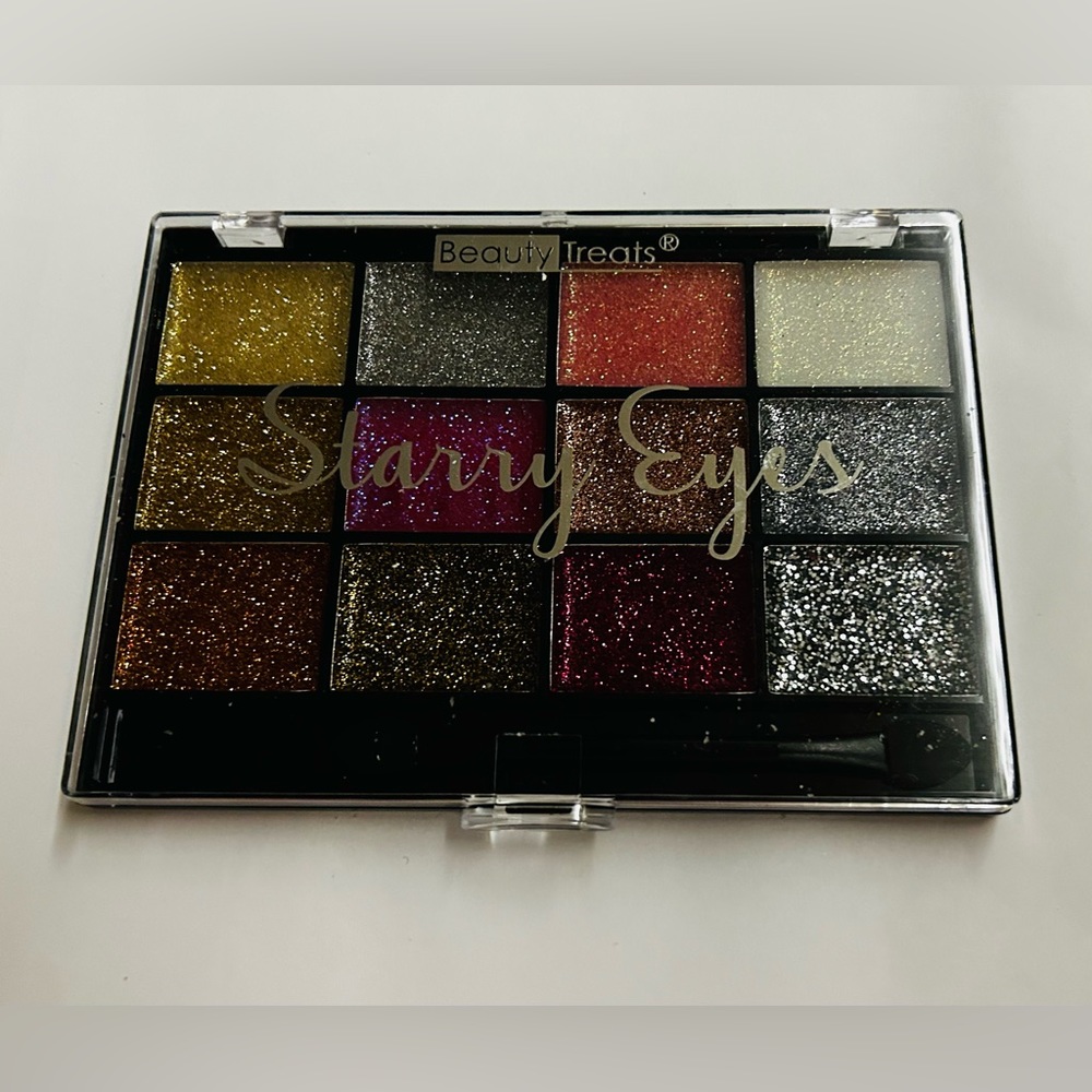 New Beauty Treats Starry Eyes 12 Pressed Glitters - Picture 5 of 13